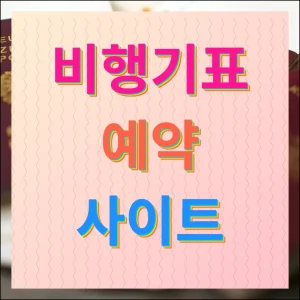 비행기표 예약 사이트 가격 검색비법 공개