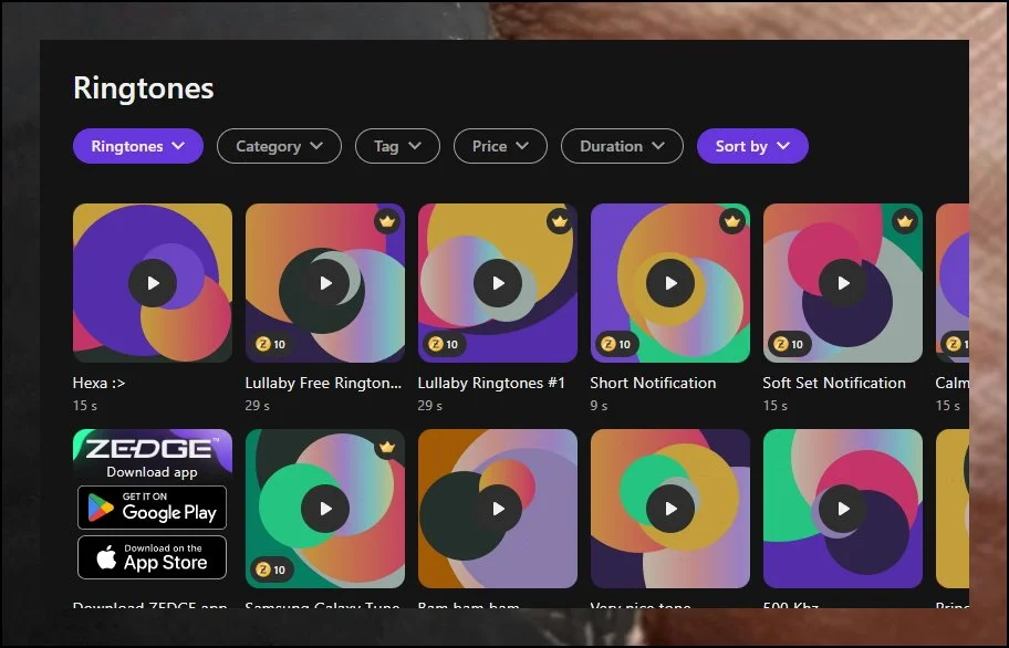 (2) 원하는 스타일 빠르게 선택