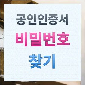 공인인증서 비밀번호 찾기 횟수 제한 없이 시도하는 방법